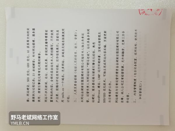 网站建设方案书第二页